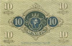 Würzburg - Stadt - 8.10.1918 - 1.2.1919 - 10 Mark