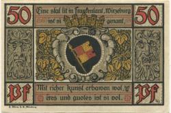 Würzburg - Stadt - -- - 50 Pfennig