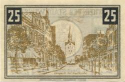 Wunstorf - Stadt - - 31.12.1922 - 25 Pfennig