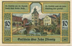 Wurzbach - Gemeinde - 1.7.1921 - 10 Pfennig 