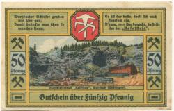 Wurzbach - Gemeinde - 1.7.1921 - 50 Pfennig