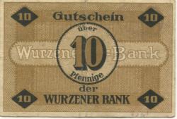 Wurzen - Wurzener Bank - 1.3.1917 - 10 Pfennig