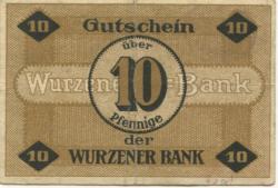 Wurzen - Wurzener Bank - 1.3.1917 - 10 Pfennig 