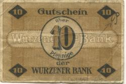 Wurzen - Wurzener Bank - 1.3.1917 - 10 Pfennig 