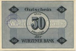 Wurzen - Wurzener Bank - 1.3.1917 - 50 Pfennig 