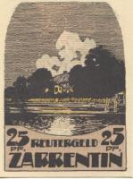 Zarrentin - Stadt - - 31.5.1922 - 25 Pfennig 