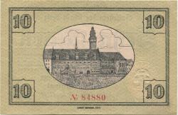 Zeitz - Stadt - 8.10.1918 - 31.1.1919 - 10 Mark 