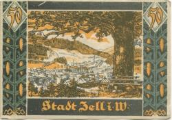 Zell - Stadt - 1.10.1921 - 50 Pfennig 