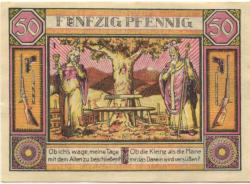 Zella-Mehlis - Stadt - November 1921 - 50 Pfennig