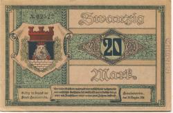 Zeulenroda - Stadt - 16.12.1918 - 20 Mark