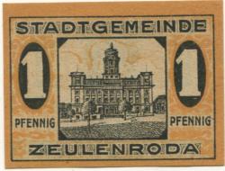 Zeulenroda - Stadt - - 1.1.1920 - 1 Pfennig
