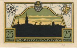 Zeulenroda - Stadt - 1.11.1921 - 25 Pfennig