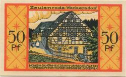 Zeulenroda - Stadt - 1.11.1921 - 50 Pfennig