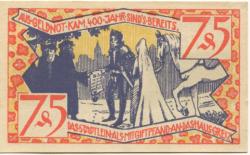 Zeulenroda - Stadt - 1.11.1921 - 75 Pfennig