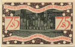 Zeulenroda - Stadt - 1.11.1921 - 75 Pfennig