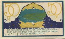 Ziegenrück - Stadt - 1.9.1921 - 50 Pfennig