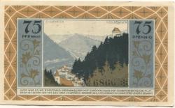 Ziegenrück - Stadt - 1.9.1921 - 75 Pfennig
