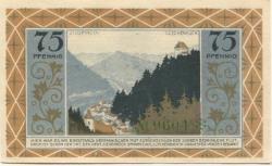 Ziegenrück - Stadt - 1.9.1921 - 75 Pfennig