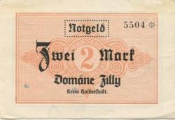 Zilly (heute: Osterwieck) - Domäne - 4.11.1918 - 2 Mark