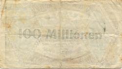 Zirndorf-  Stadt - 1.10.1923 - 100 Millionen Mark 