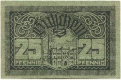 Zittau - Amtshauptmannschaft und Stadt - 1.1.1919 - 31.12.1919 - 25 Pfennig