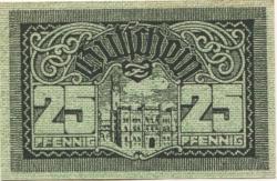 Zittau - Amtshauptmannschaft und Stadt - 1.1.1919 - 31.12.1919 - 25 Pfennig