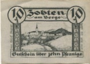 Zobten (heute: PL-Sleza) - Stadt - 25.10.1919 - 10 Pfennig
