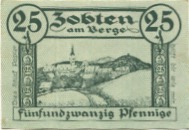 Zobten (heute: PL-Sleza) - Stadt - 25.10.1919 - 25 Pfennig