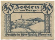 Zobten (heute: PL-Sleza) - Stadt - 25.10.1919 - 50 Pfennig
