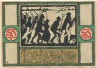 Zörbig - Stadt - - 30.9.1921 - 50 Pfennig