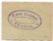 Zörbig - Zander, Emilie, Inhaberin von: Karl Zander, Kolonialwaren - -- - 5 Pfennig