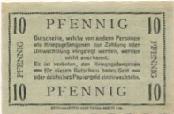 Zossen - Halbmondlager - -- - 10 Pfennig