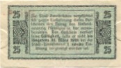 Zweibrücken - Stadt - 1.8.1917 - 31.3.1918 - 25 Pfennig 