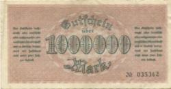 Zwickau - Sächsisches Steinkohlen-Syndikat mbH - 14.8.1923 - 1 Million Mark 