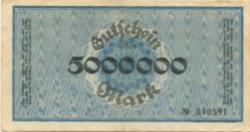 Zwickau - Sächsisches Steinkohlen-Syndikat mbH - 14.8.1923 - 5 Millionen Mark 