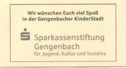 Gengenbach - Sparkassenstiftung für Jugend, Kultur und Soziales - 2012 - 10 Piepen 