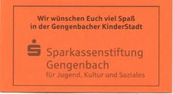 Gengenbach - Sparkassenstiftung für Jugend, Kultur und Soziales - 2012 - 20 Piepen 