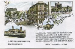 Hannover-Döhren - 1.Telekartenverein Hannover eV, Hildesheimer Str. 293 - 24.9.2000 - 1 Mark 