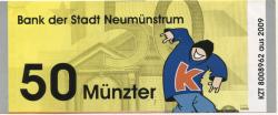 Neumünster - Bank der Stadt Neumünstrum - 2009 - 50 Münzter
