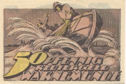 Rostock -Warnemünde - Badeverwaltung - 31.5.1922 - 50 Pfennig