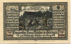(Freudenthal =) Wandersleben - Burg 3 Gleichen, Gutsverwaltung - (1918) - 50 Pfennig