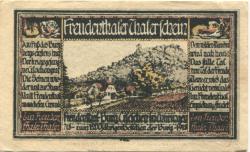 (Freudenthal =) Wandersleben - Burg 3 Gleichen, Gutsverwaltung - (1918) - 1 Mark