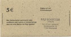 Weinstadt-Endersbach - Schweizer, Ralf, Friseure, Waiblinger Str. 20 - 3.10.2019 - 5 Euro
