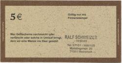 Weinstadt-Endersbach - Schweizer, Ralf, Friseure, Waiblinger Str. 20 - 3.10.2019 - 5 Euro