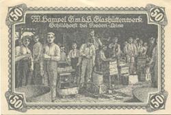 Schildhorst (heute: Freden) - Hampel, W., Glashüttenwerk GmbH - 1.7.1920 - 50 Pfennig